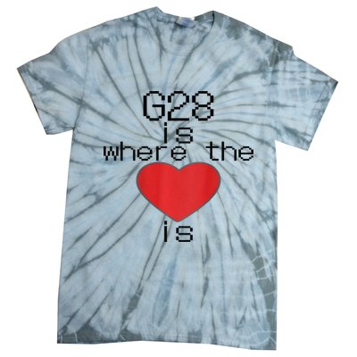 CNC Machinist G28 Home is where the heart is Tie-Dye T-Shirt