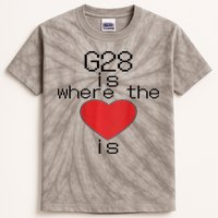 CNC Machinist G28 Home is where the heart is Kids Tie-Dye T-Shirt