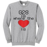 CNC Machinist G28 Home is where the heart is Tall Sweatshirt