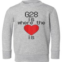 CNC Machinist G28 Home is where the heart is Toddler Sweatshirt