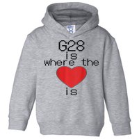 CNC Machinist G28 Home is where the heart is Toddler Hoodie