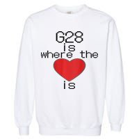 CNC Machinist G28 Home is where the heart is Garment-Dyed Sweatshirt