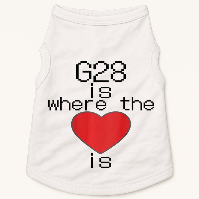 CNC Machinist G28 Home is where the heart is Doggie Tank