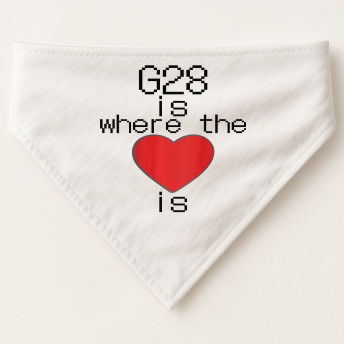 CNC Machinist G28 Home is where the heart is USA-Made Doggie Bandana