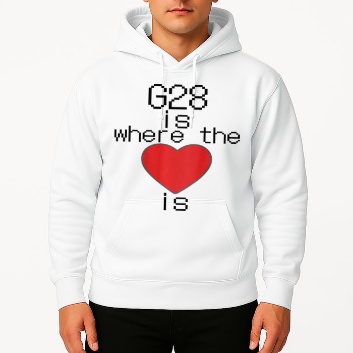 CNC Machinist G28 Home is where the heart is Hoodie