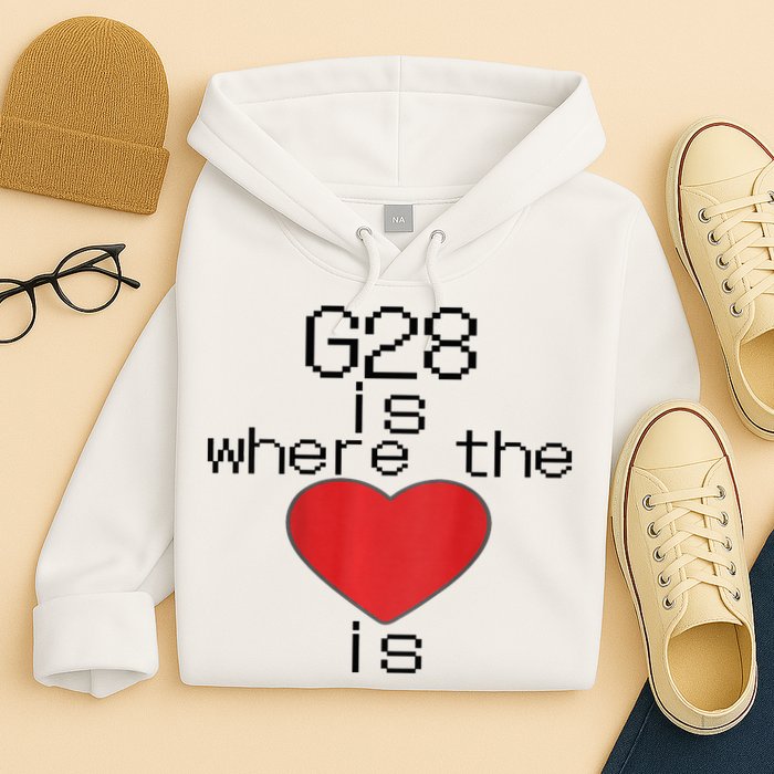 CNC Machinist G28 Home is where the heart is Hoodie