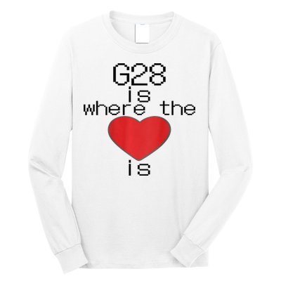 CNC Machinist G28 Home is where the heart is Long Sleeve Shirt