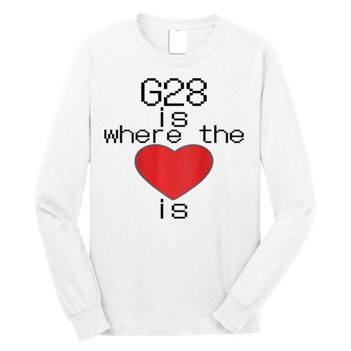 CNC Machinist G28 Home is where the heart is Long Sleeve Shirt