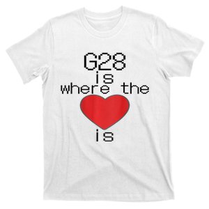 CNC Machinist G28 Home is where the heart is T-Shirt