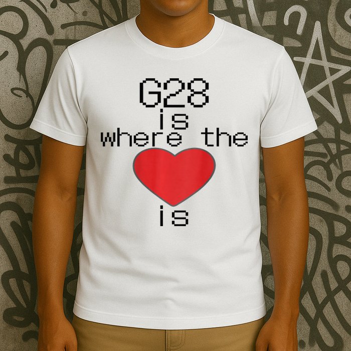 CNC Machinist G28 Home is where the heart is T-Shirt