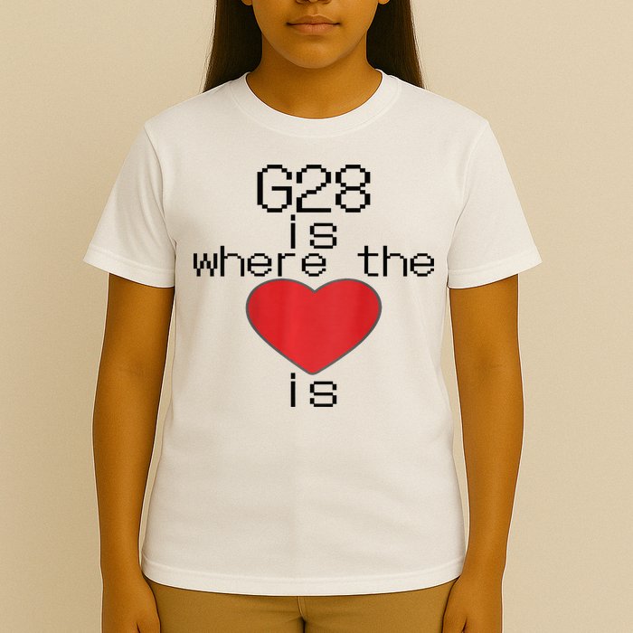 CNC Machinist G28 Home is where the heart is T-Shirt