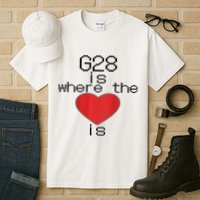 CNC Machinist G28 Home is where the heart is Tall T-Shirt