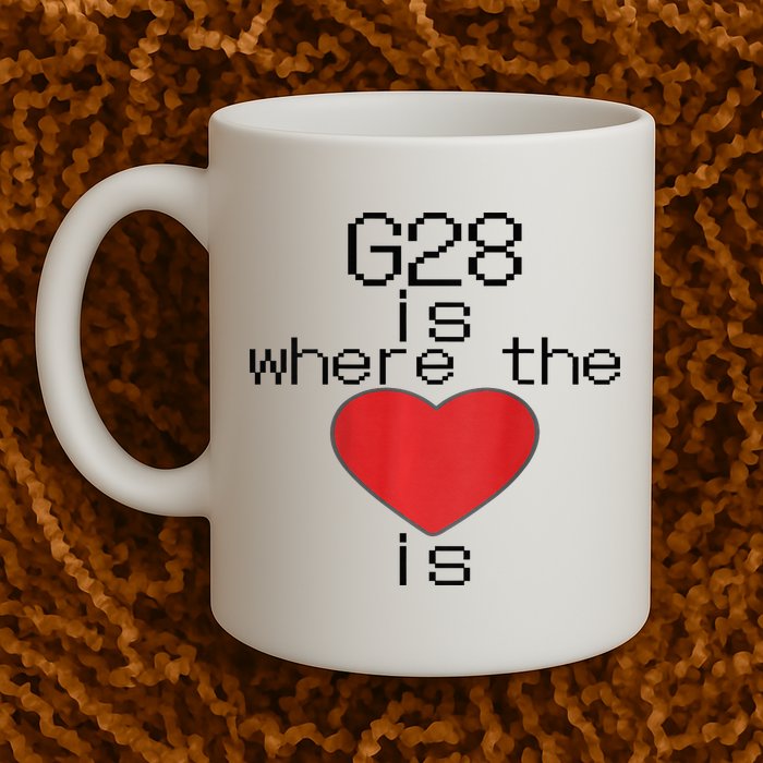 CNC Machinist G28 Home is where the heart is Mug