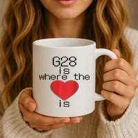 CNC Machinist G28 Home is where the heart is Mug