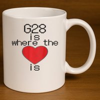CNC Machinist G28 Home is where the heart is 11oz C Handle Ceramic Mug