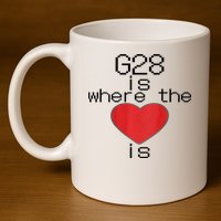 CNC Machinist G28 Home is where the heart is 11oz C Handle Ceramic Mug