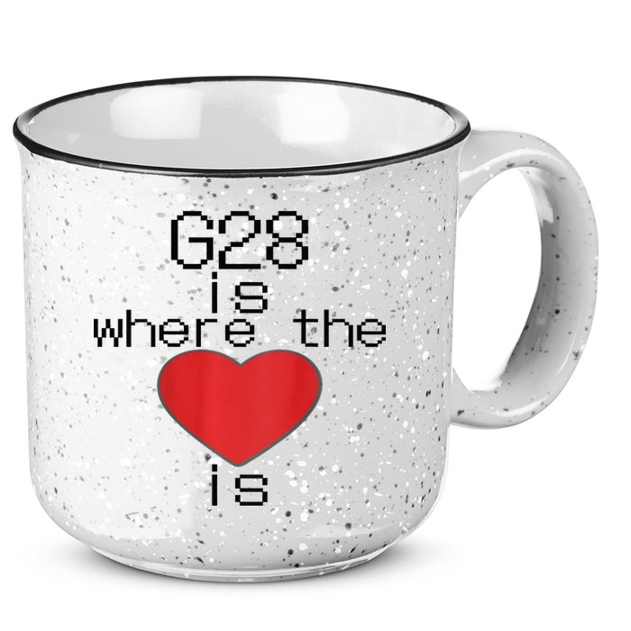 CNC Machinist G28 Home is where the heart is 15oz Campfire Ceramic Mug
