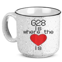 CNC Machinist G28 Home is where the heart is 15oz Campfire Ceramic Mug