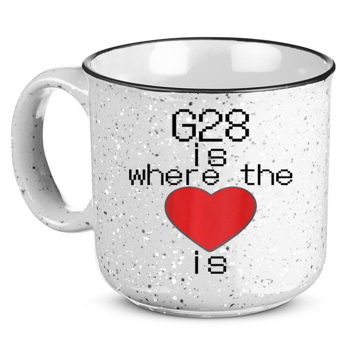 CNC Machinist G28 Home is where the heart is 15oz Campfire Ceramic Mug