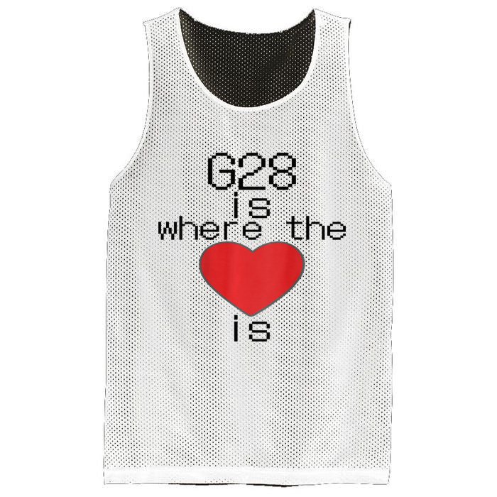 CNC Machinist G28 Home is where the heart is Mesh Reversible Basketball Jersey Tank