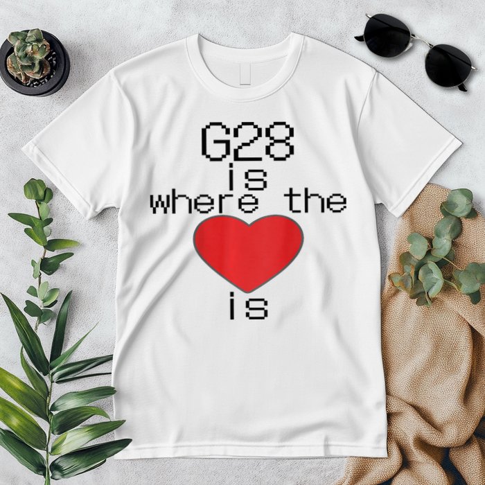 CNC Machinist G28 Home is where the heart is Premium T-Shirt