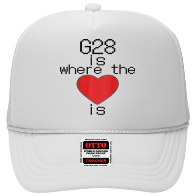CNC Machinist G28 Home is where the heart is Trucker Hat