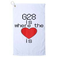 CNC Machinist G28 Home is where the heart is Golf Towel