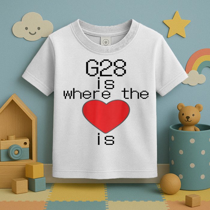 CNC Machinist G28 Home is where the heart is Toddler T-Shirt