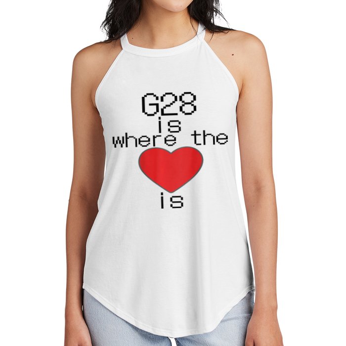CNC Machinist G28 Home is where the heart is Women's Perfect Tri Rocker Tank
