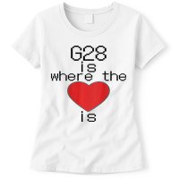 CNC Machinist G28 Home is where the heart is Womens T-Shirt