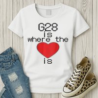 CNC Machinist G28 Home is where the heart is Womens T-Shirt