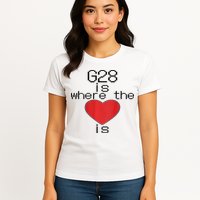CNC Machinist G28 Home is where the heart is Womens T-Shirt