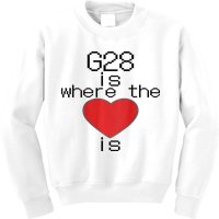 CNC Machinist G28 Home is where the heart is Kids Sweatshirt