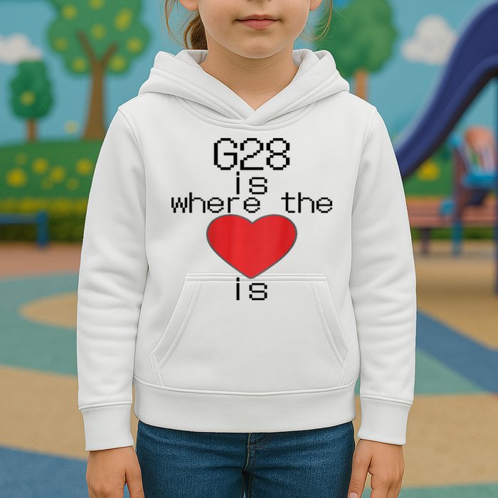 CNC Machinist G28 Home is where the heart is Kids Hoodie