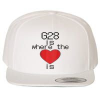 CNC Machinist G28 Home is where the heart is Wool Snapback Cap