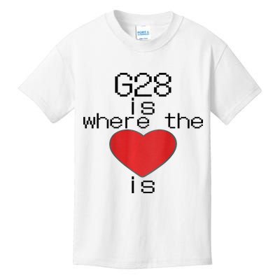 CNC Machinist G28 Home is where the heart is Kids T-Shirt
