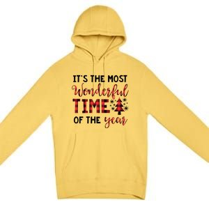 Christmas Meaningful Gift Most Wonderful Time Of The Year Gift Premium Pullover Hoodie