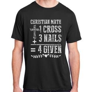 Christian Math God Worshiper Christ Follower Religion Adult ChromaSoft Performance T-Shirt