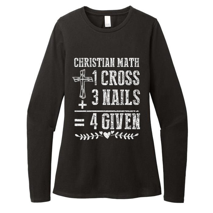 Christian Math God Worshiper Christ Follower Religion Womens CVC Long Sleeve Shirt