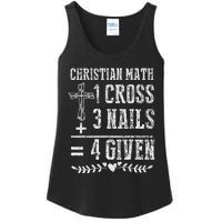 Christian Math God Worshiper Christ Follower Religion Ladies Essential Tank