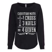 Christian Math God Worshiper Christ Follower Religion Womens California Wash Sweatshirt