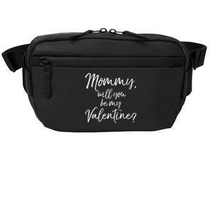 Cute Mom Gift From Son Fun Mommy Will You Be My Valentine? Cool Gift Crossbody Pack