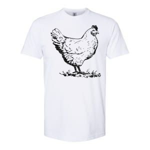 Chicken Meaningful Gift Softstyle CVC T-Shirt