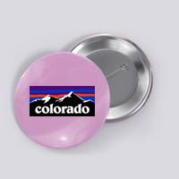 Colorado Mountains Graphic Design Button