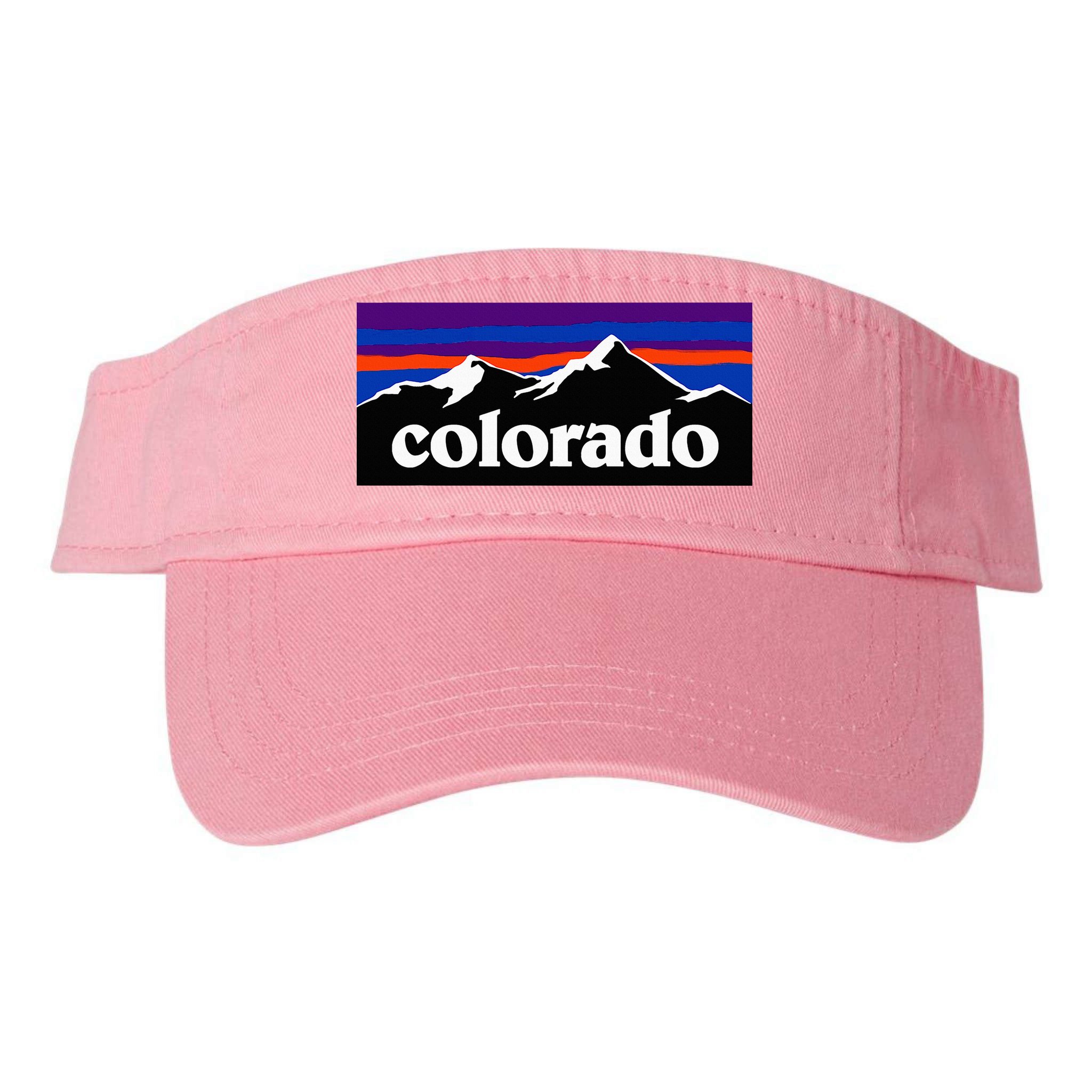 Colorado Mountains Graphic Design Visor