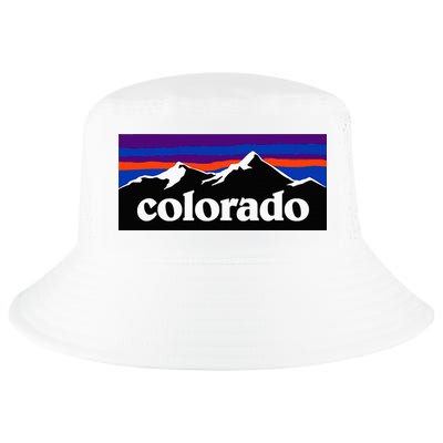 Colorado Mountains Graphic Design Cool Comfort Performance Bucket Hat