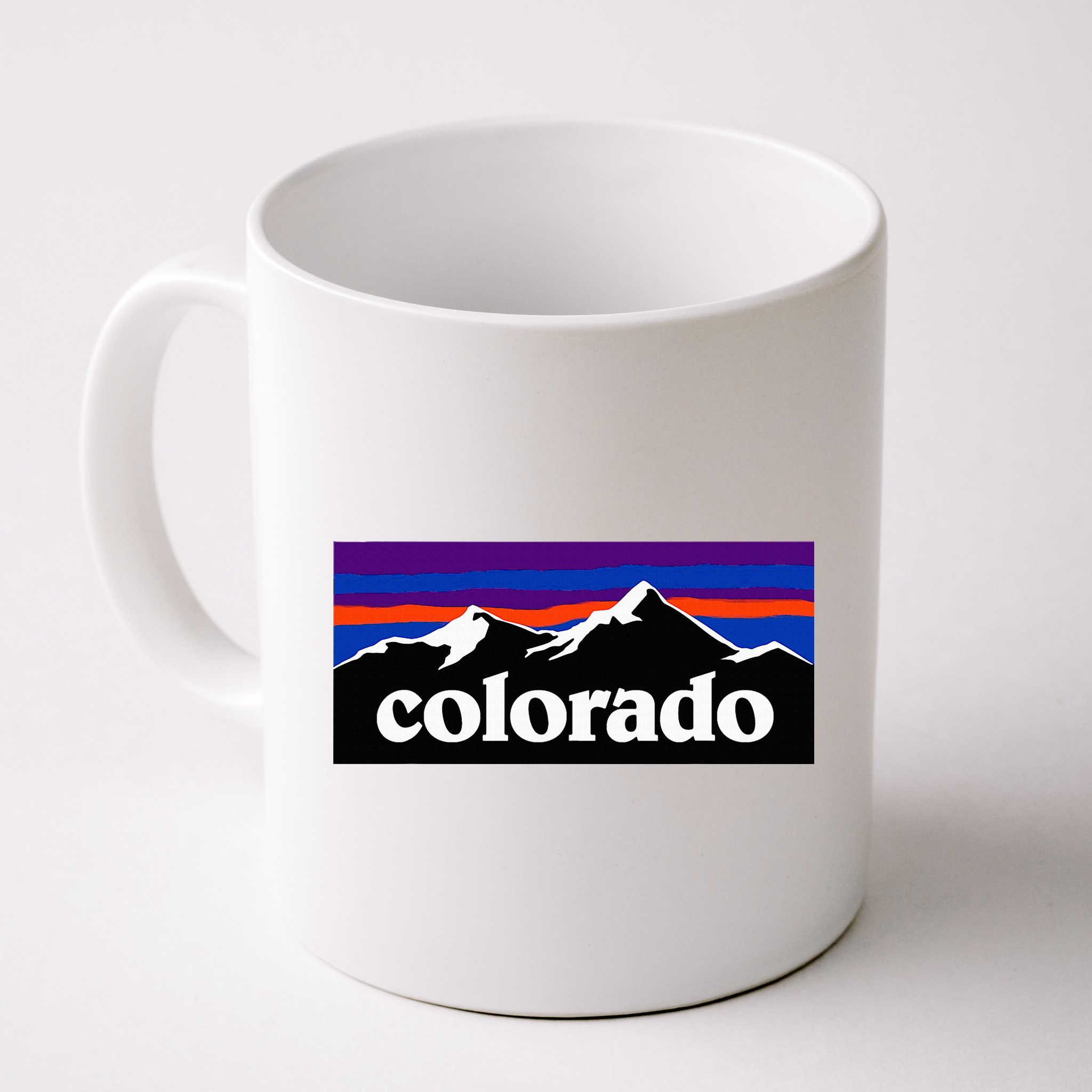 Colorado Mountains Graphic Design Mug