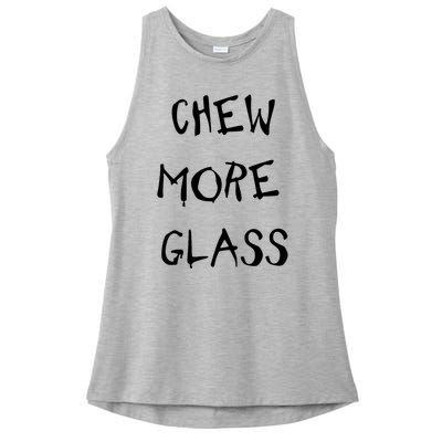 Chew More Glass Ladies PosiCharge Tri-Blend Wicking Tank