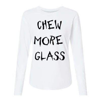 Chew More Glass Womens Cotton Relaxed Long Sleeve T-Shirt