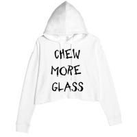 Chew More Glass Crop Fleece Hoodie